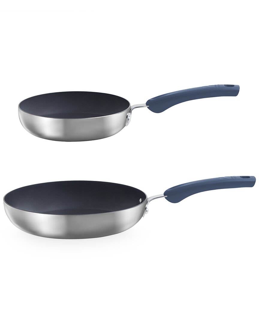 Dash Stainless Steel 8in & 10in Fry Pan Set In Silver