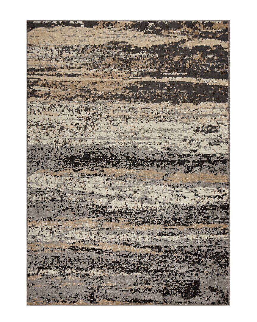 Lr Home Inissia Abstract Area Rug In Gray