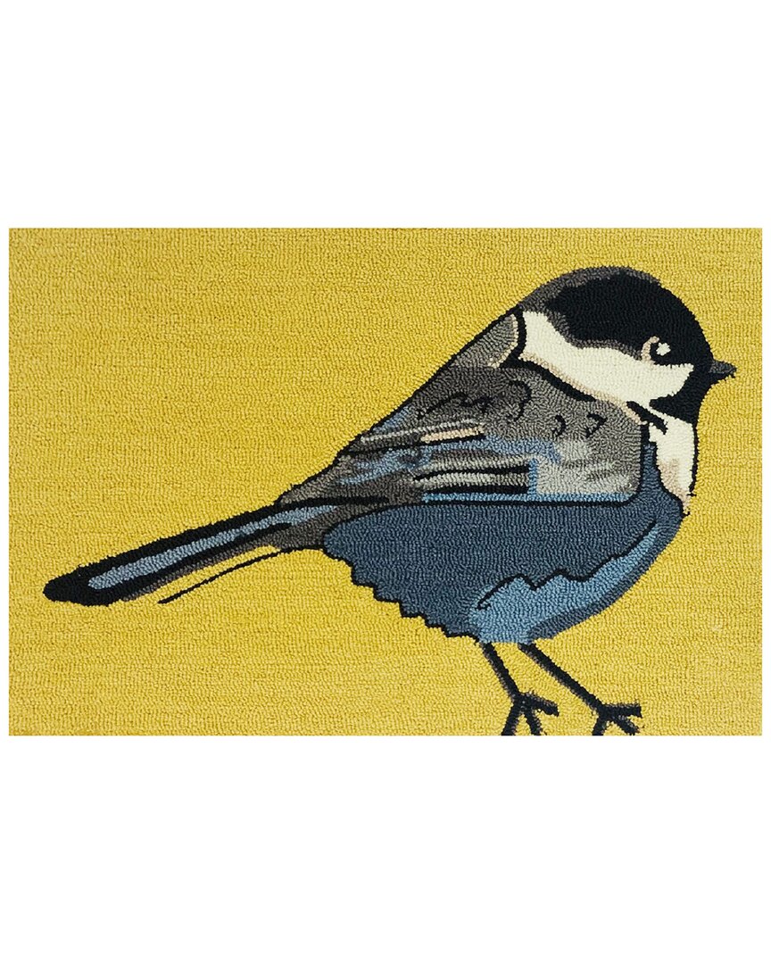 The Rug Market Chickadee 30x48in Doormat In Yellow