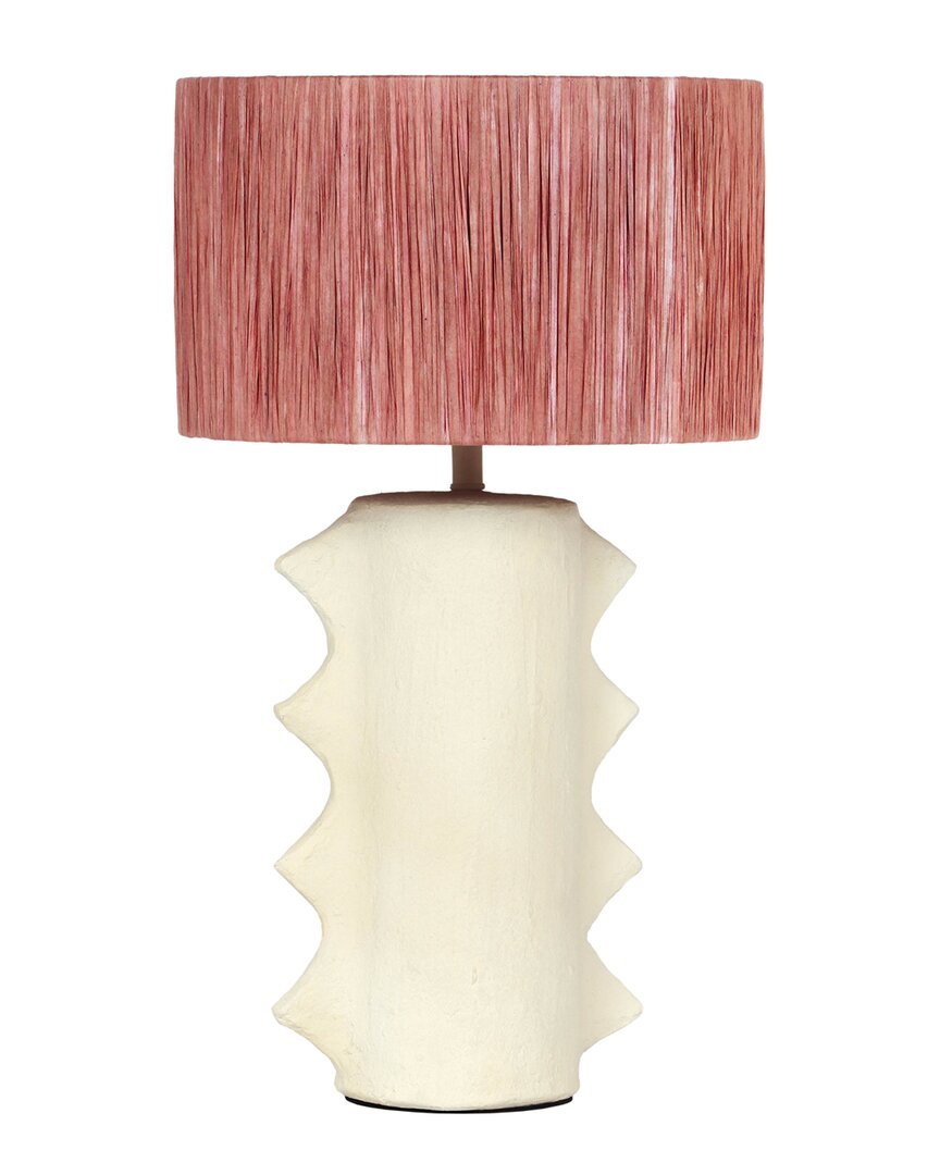 Tov Furniture Wild Thing Papier Mache Table Lamp In Beige