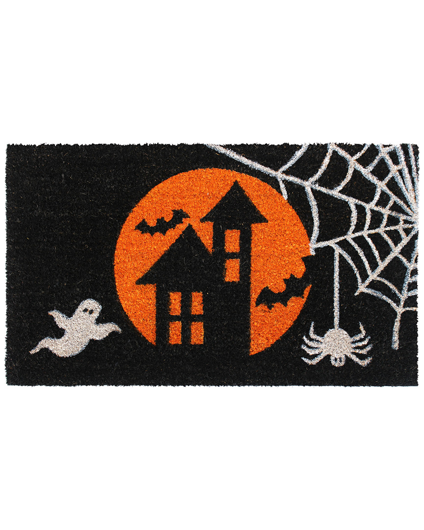 Master Weave Ghost House Doormat In Black