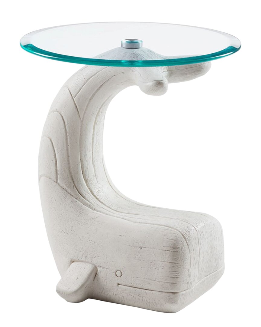 Linon Wally The Whale Side Table In Brown