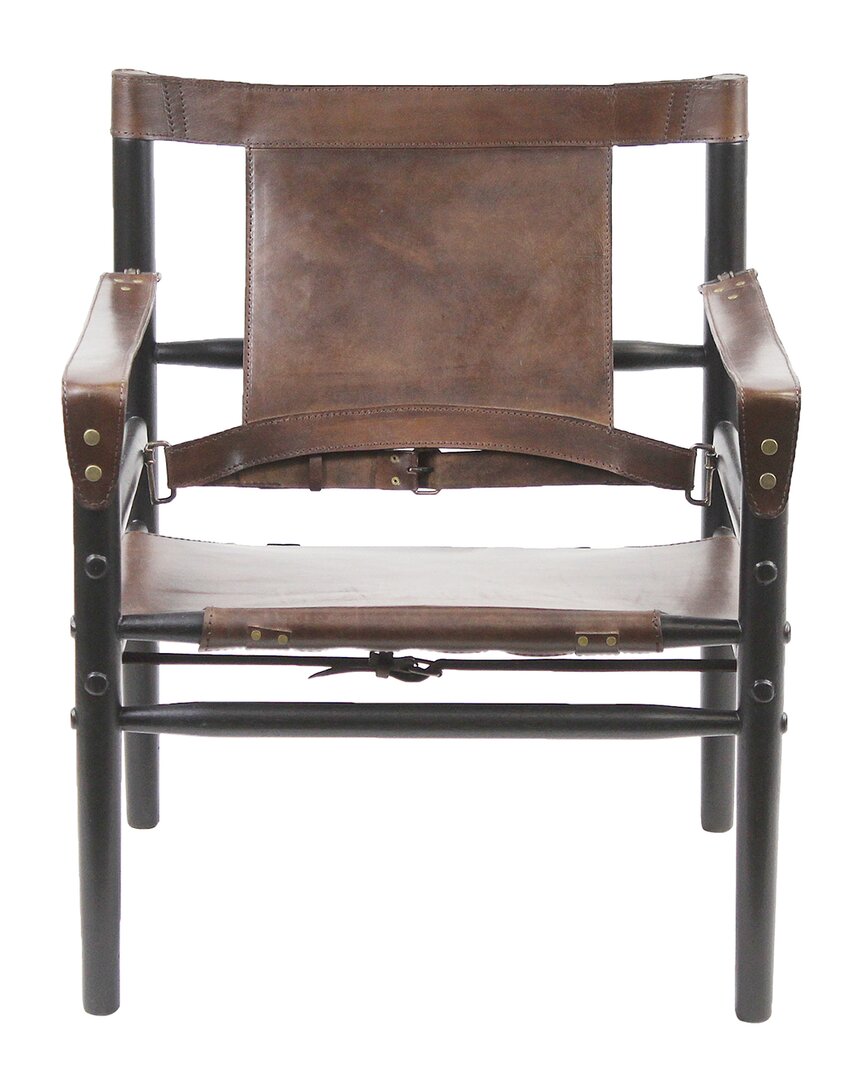 Peninsula Home Collection Karly Occasional Chair In Brown