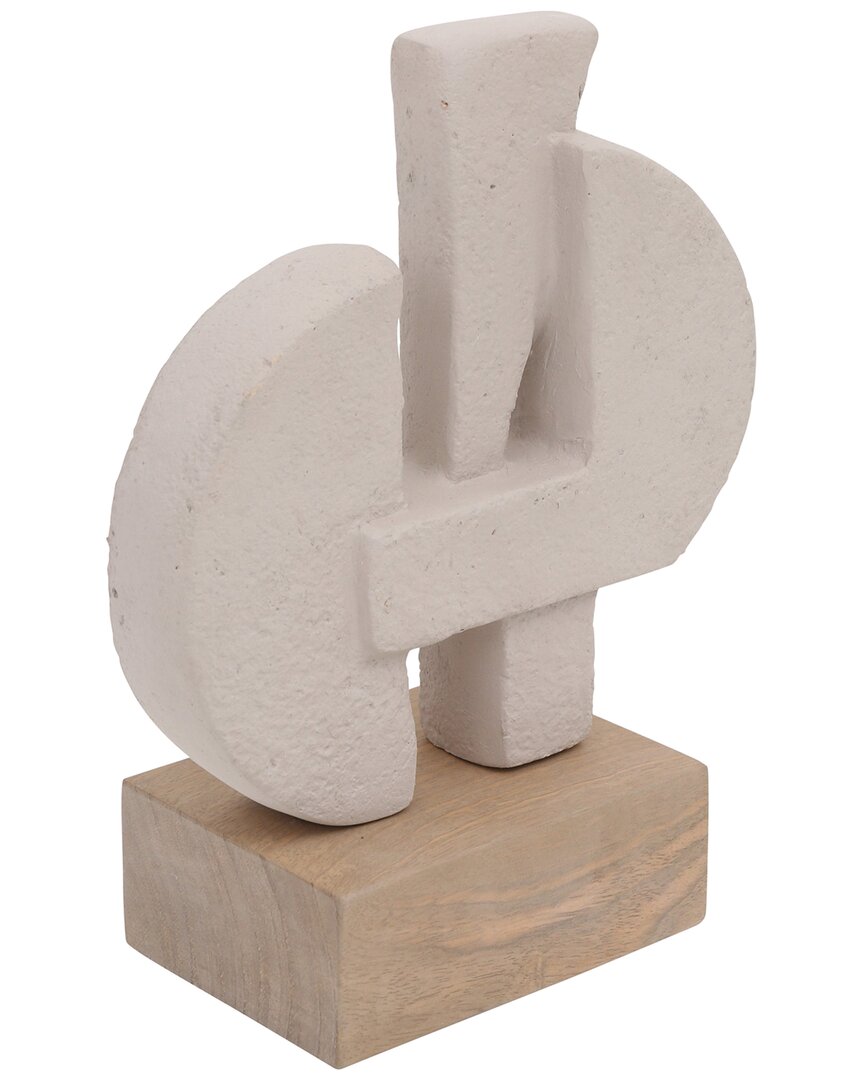 Sagebrook Home 16in Table Sculpture In Ivory