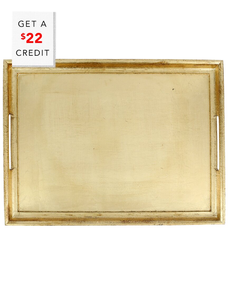 Vietri Florentine Wooden Accessories Large Rectangular Tray