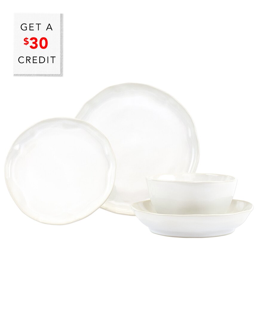 Vietri Forma Cloud Four-piece Place Setting With $21 Credit