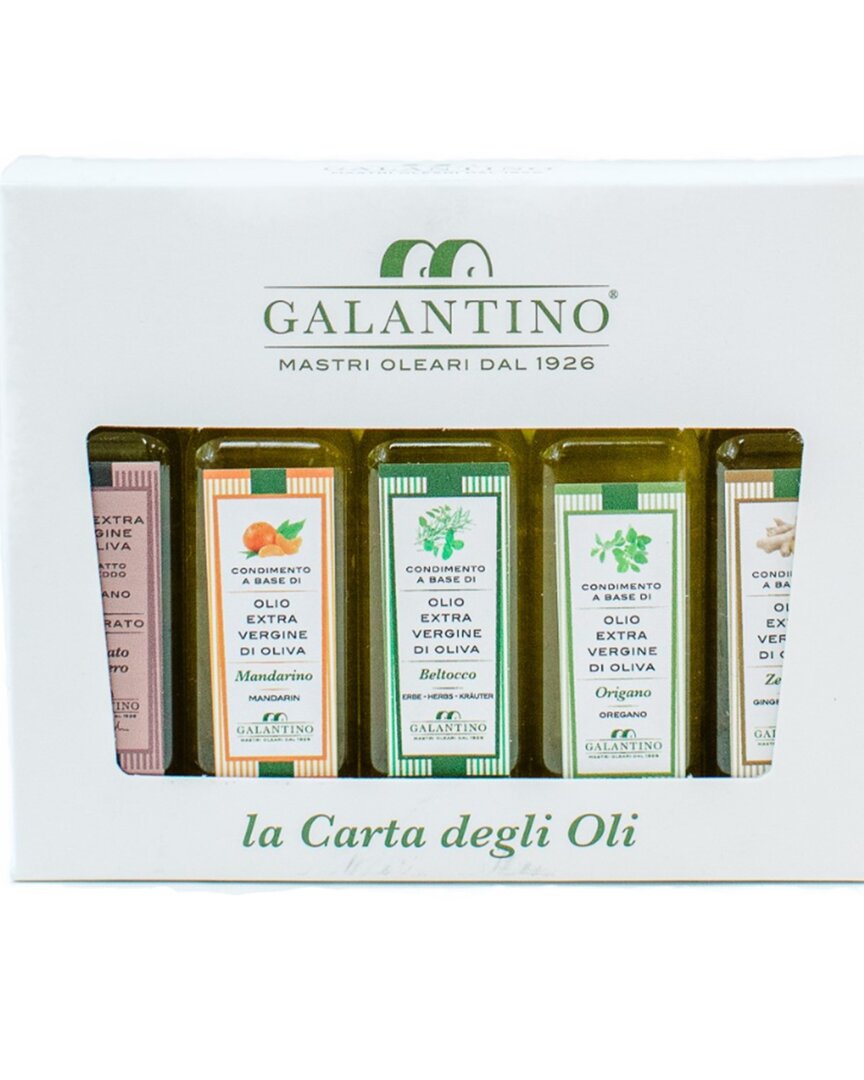 Frantoio Galantino Pocket Sized Flavored Extra Virgin Olive Oil Gift Set, Set Of 3