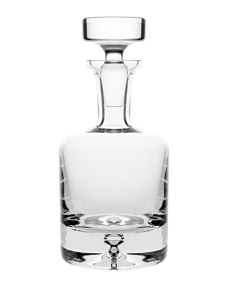 Barski European Lead-free Crystalline Round Whiskey Decanter In Clear