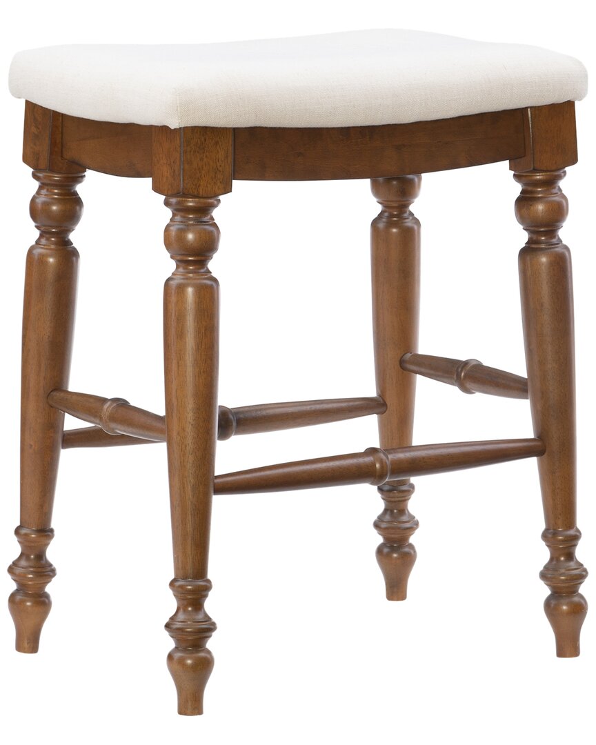 Linon Marino 25in Backless Counter Stool In Brown
