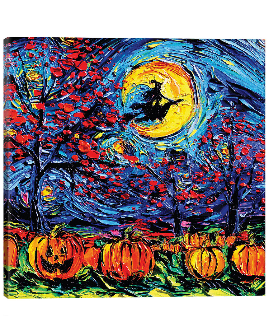 Icanvas Starry Halloween By Aja Trier Wall Art