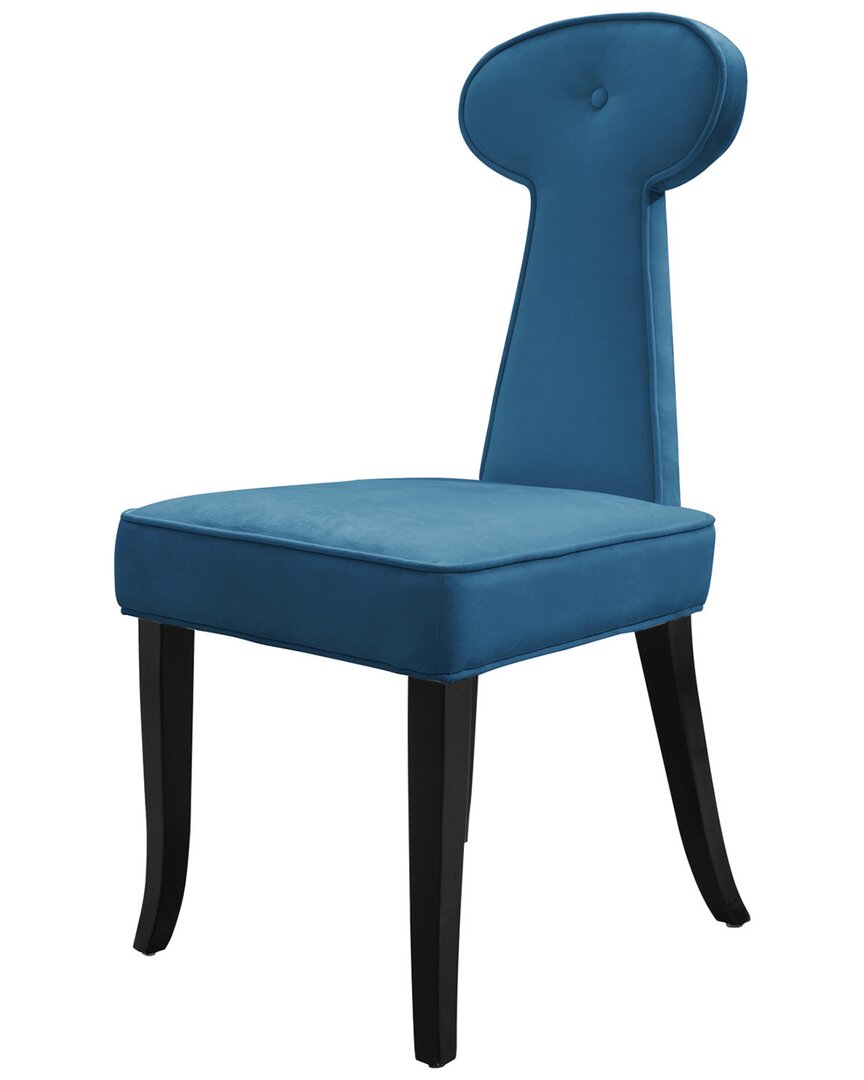 CHIC HOME DESIGN SET OF 2 BLUE SARIAH DINING CHAIRS