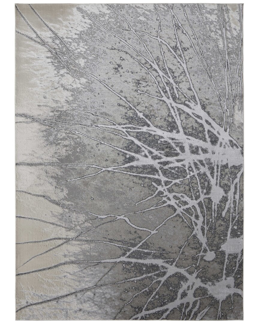 Shop Weave & Wander Oria Transitional Abstract Polyester & Polypropylene Accent Rug In Grey
