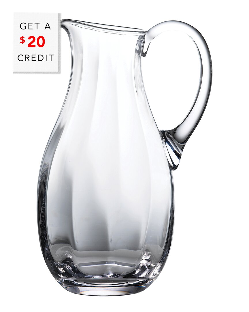 Shop Waterford Elegance Optic Pitcher With $20 Credit