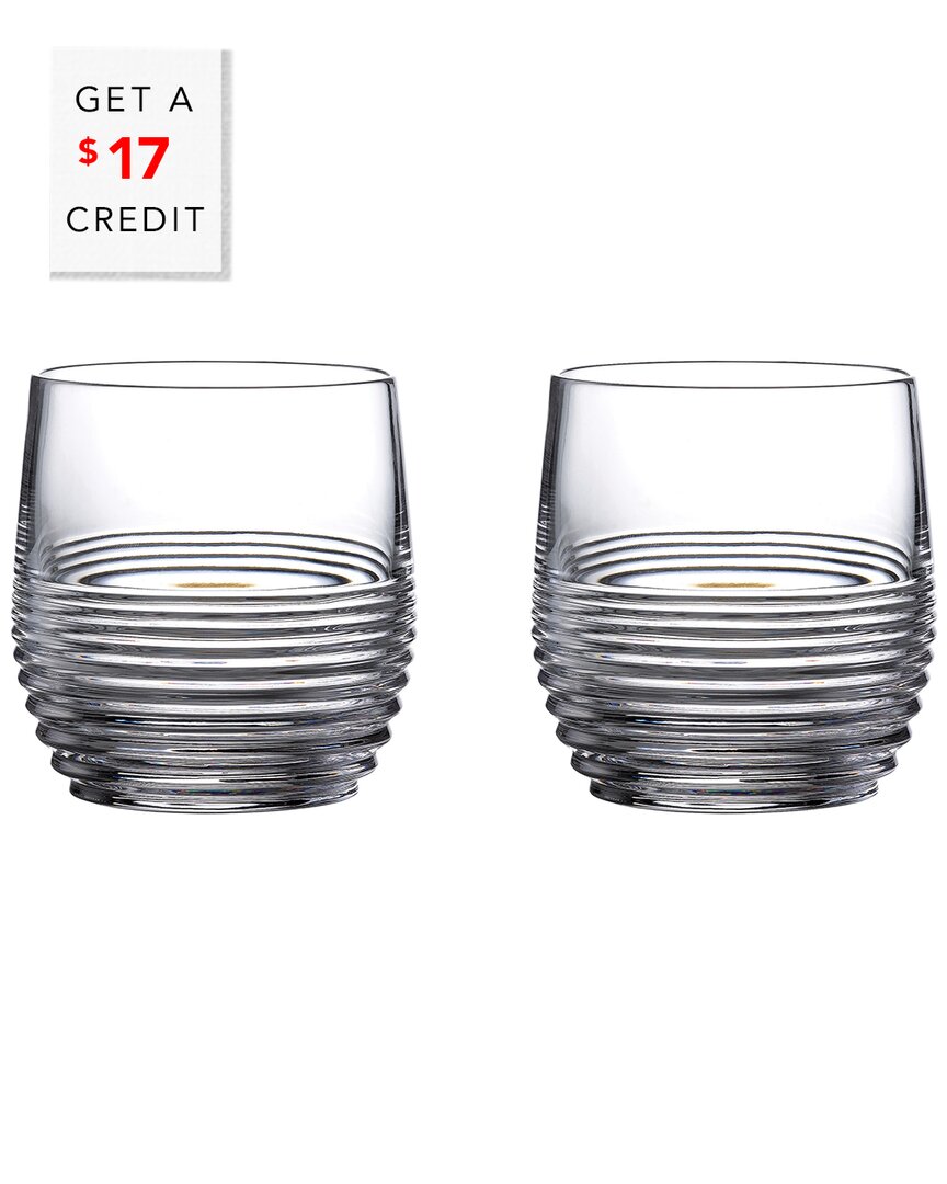 Waterford Set Of 2 Mixology Circon Tumblers With $17 Credit