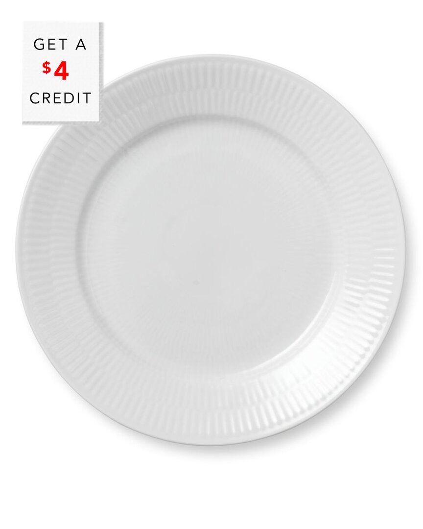 Royal Copenhagen 8.75in Fluted Salad Plate With $4 Credit