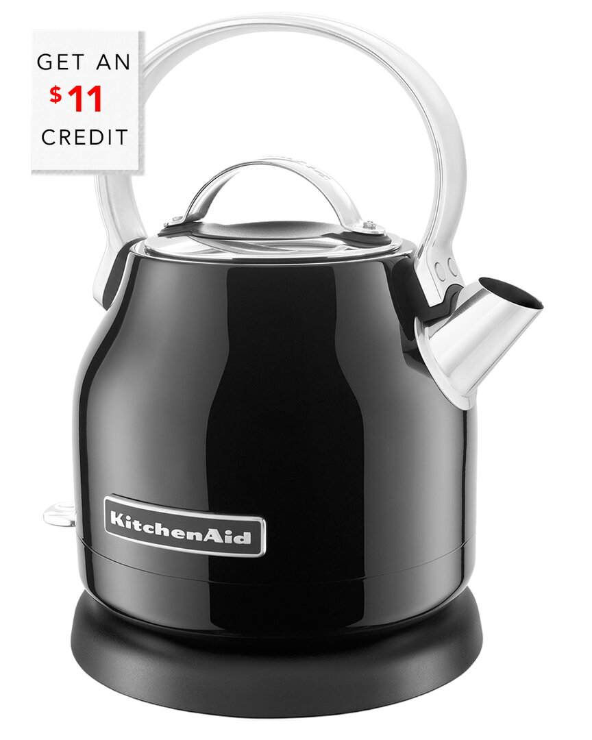 Kitchenaid Compact 1.25l Electric Kettle With $11 Credit In Black