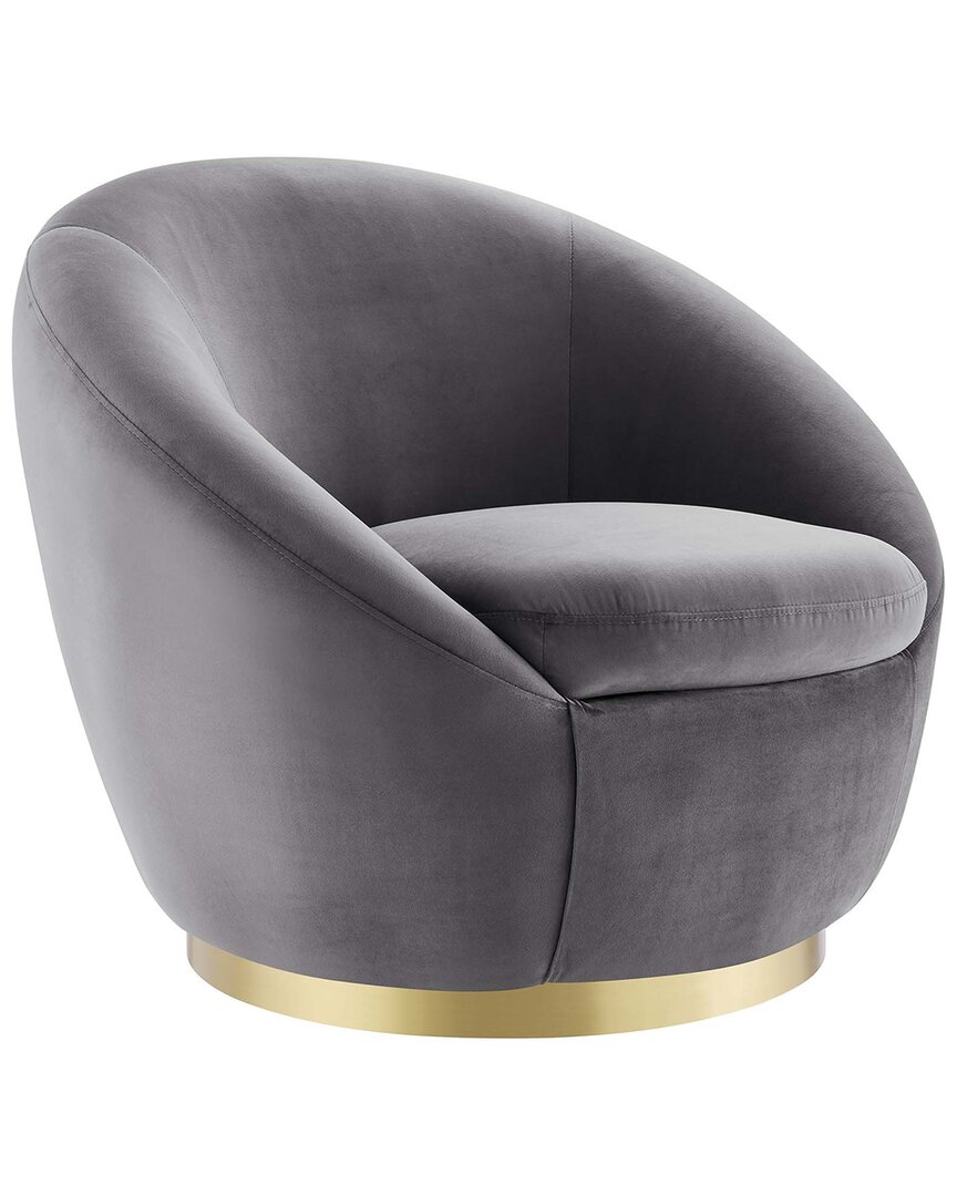 Modway Buttercup Performance Velvet Swivel Chair