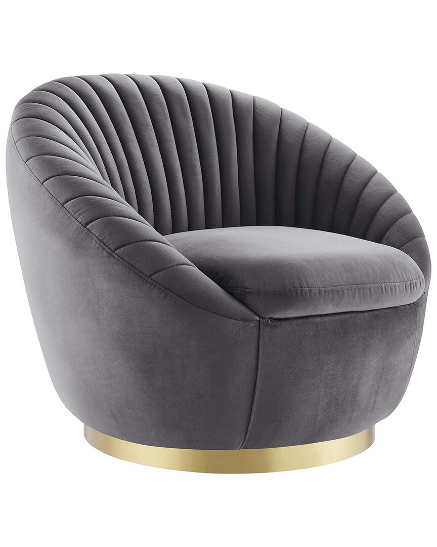 Modway Whirr Tufted Performance Velvet Swivel Chair