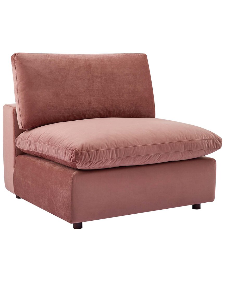 Modway Commix Down-filled Overstuffed Performance Velvet Armless Chair