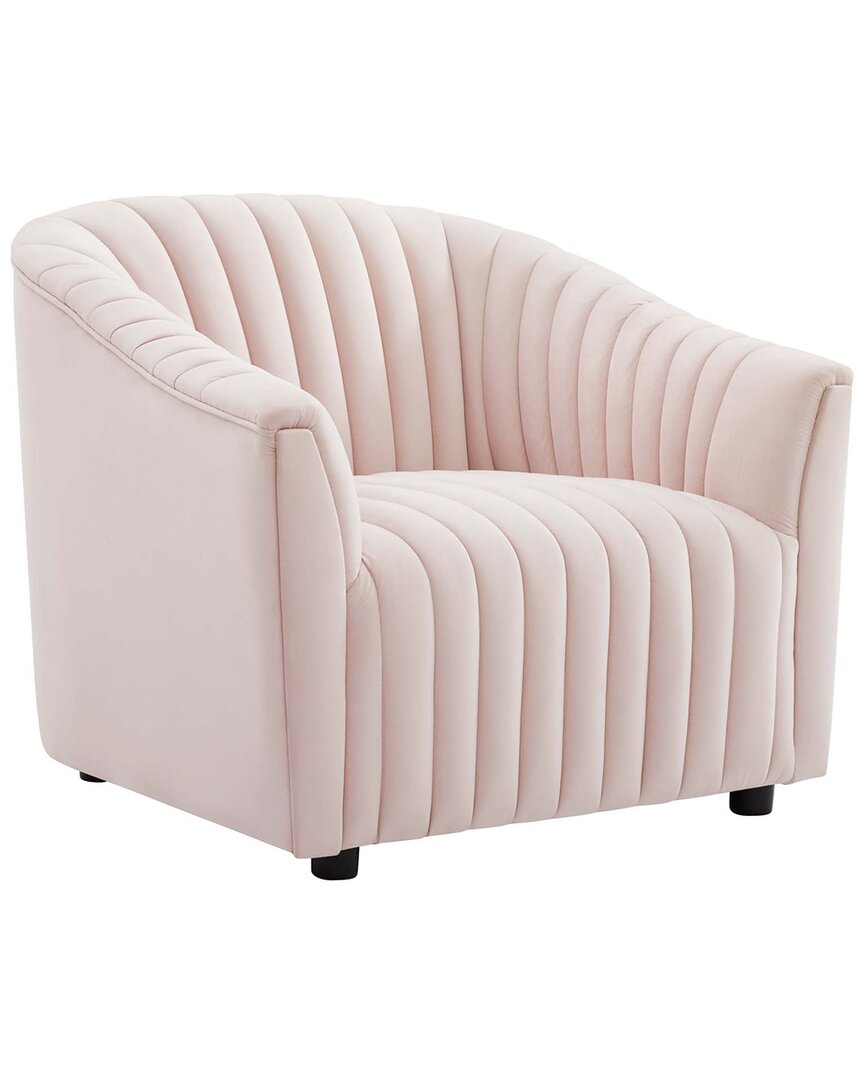 Modway Announce Performance Velvet Channel Tufted Armchair