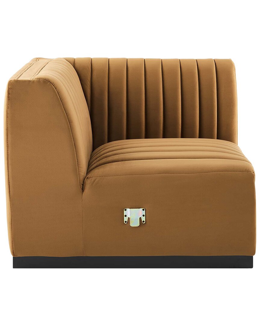Modway Conjure Channel Tufted Performance Velvet Right Corner Chair
