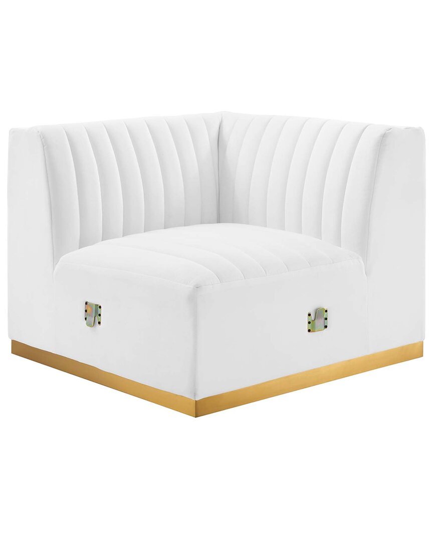Modway Conjure Channel Tufted Performance Velvet Right Corner Chair