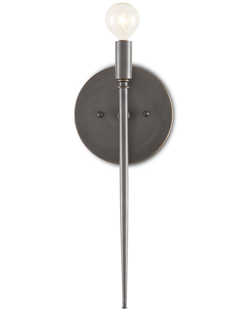 Currey & Company Bel Canto Bronze Wall Sconce In Bronze