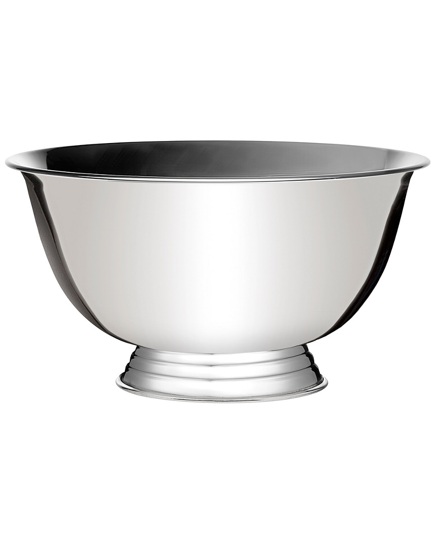 Shop Godinger Revere Serving Bowl In Platinum