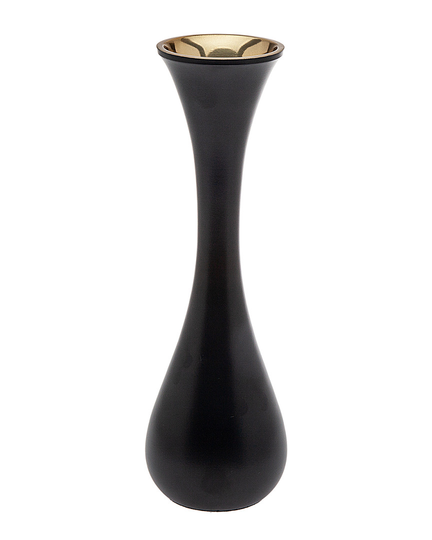 Godinger Nero D'oro Vase In Black