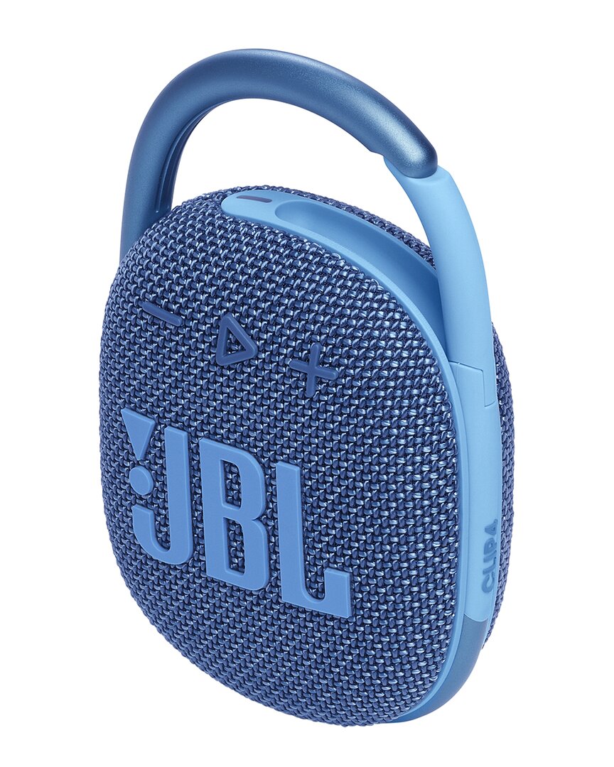 Jbl Clip 4 Eco Edition Ultra-portable Waterproof Speaker In Blue
