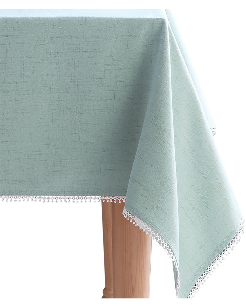 Lenox French Perle Solid Tablecloth In Blue