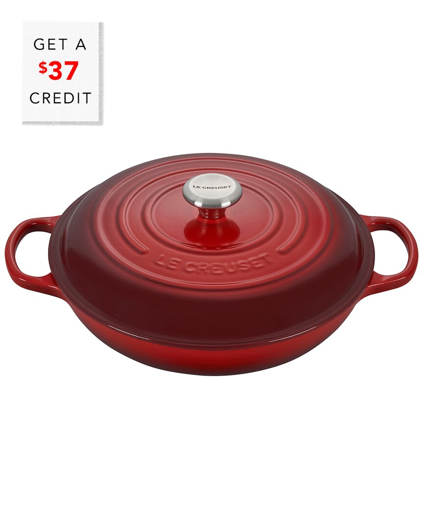 Le Creuset Signature 3.5-quart Enameled Cast Iron Braiser With Lid In Nocolor
