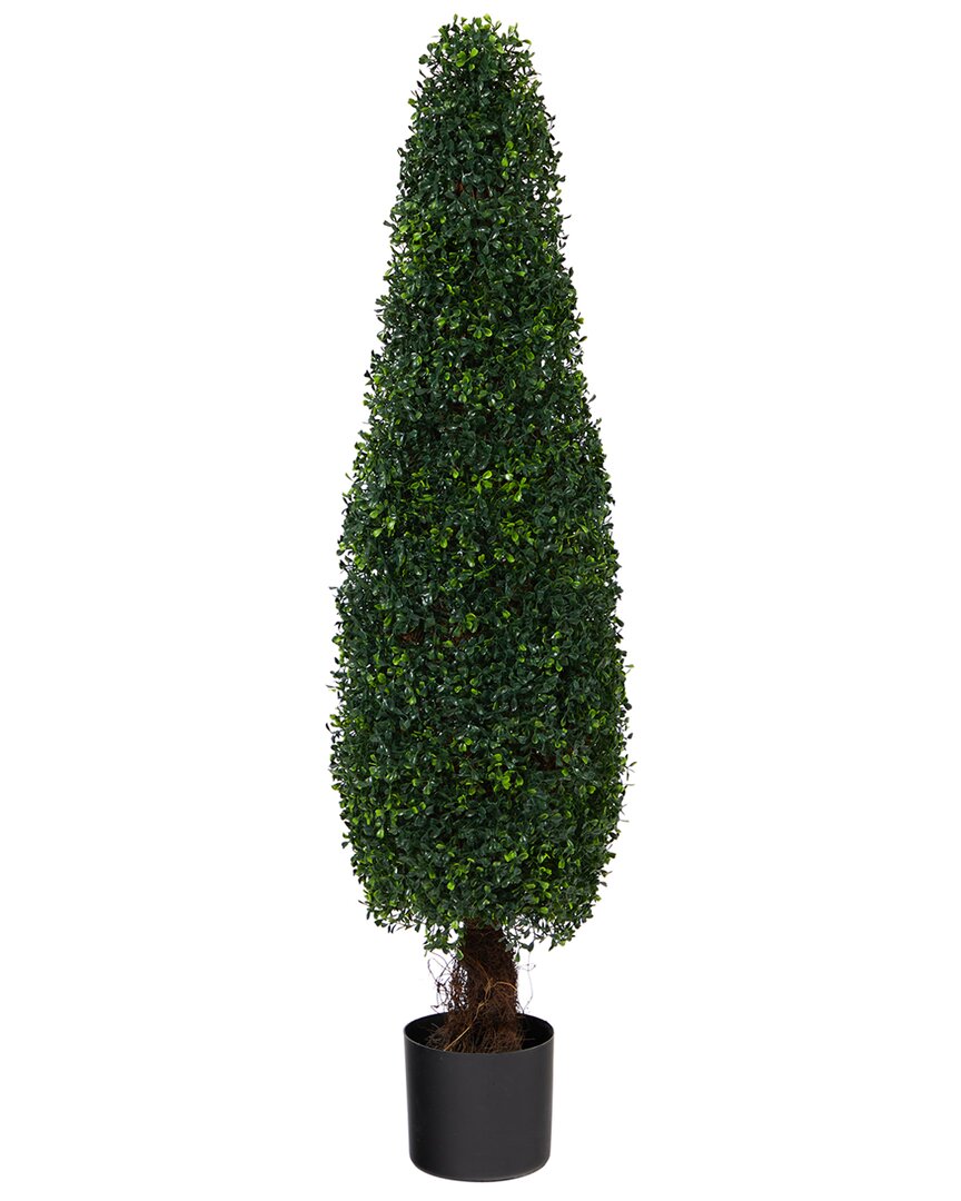 NEARLY NATURAL NEARLY NATURAL 4FT INDOOR/OUTDOOR UV-RESISTANT BOXWOOD TOPIARY ARTIFICIAL TREE 