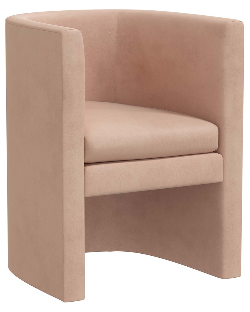 Skyline Furniture Velvet Soft Pink Chair