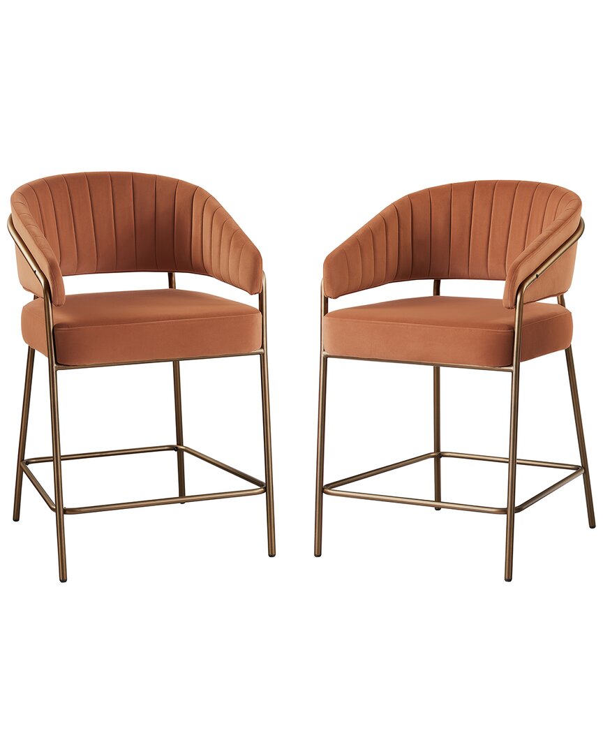 Linon Set Of 2 Portland Counter Stools