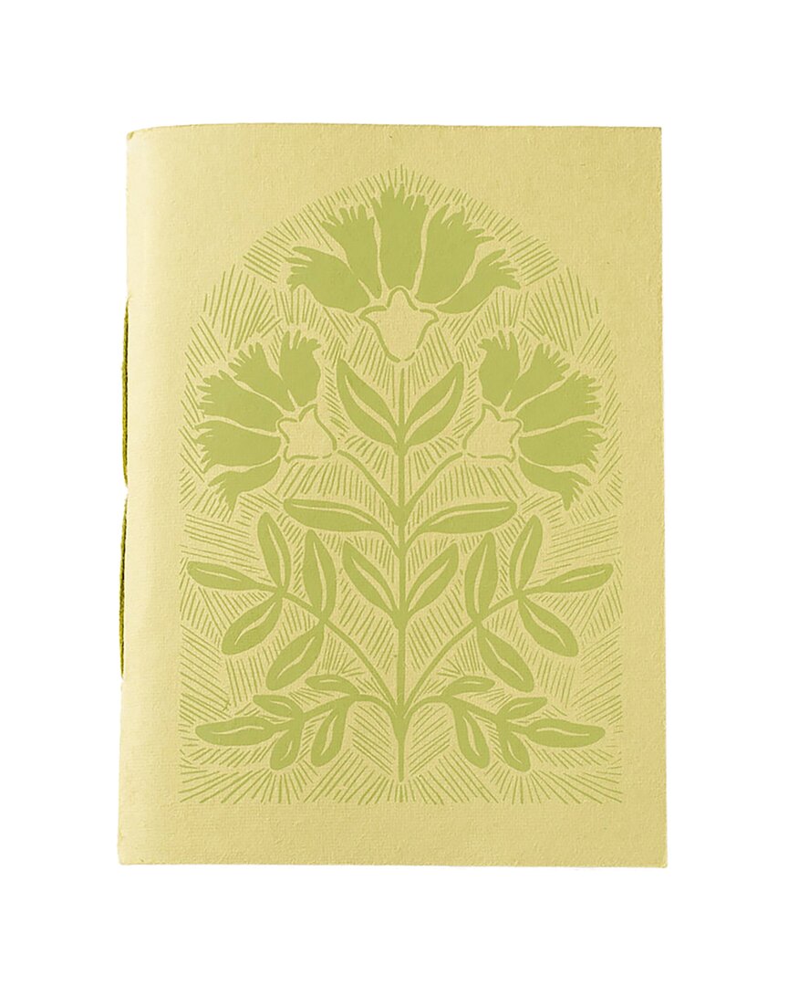 Matr Boomie Bhakti Sage 5x7 Self Care Journal In Green