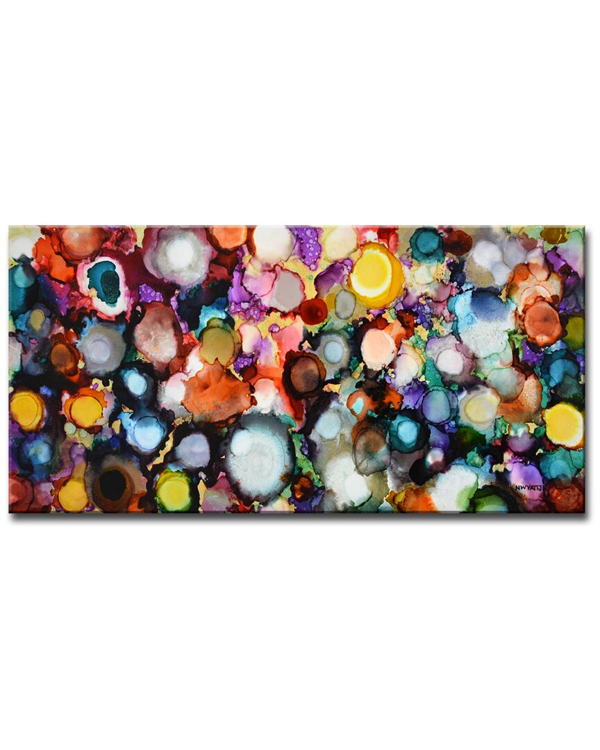 Ready2hangart Festive Jewels Wrapped Canvas Wall Art By Norman Wyatt