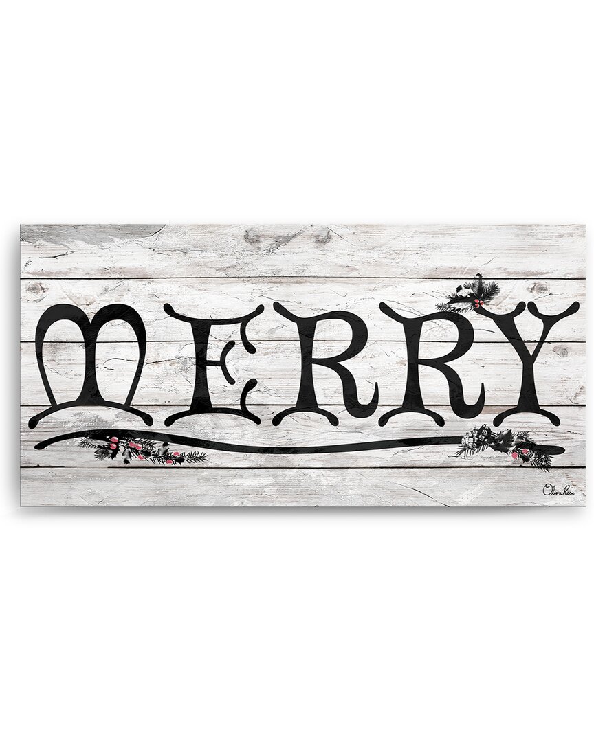 Ready2hangart Merry Canvas Wall Art By Olivia Rose