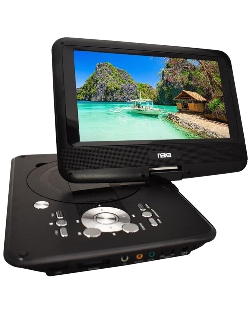 Naxa 9in Lcd Swivel Screen Portable Dvd Player In Black