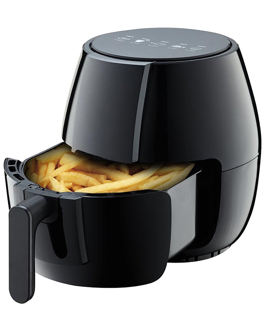 Shop Supersonic National 4.0 Qt Digital Air Fryer With 5 Preset Cooking Functions In Black