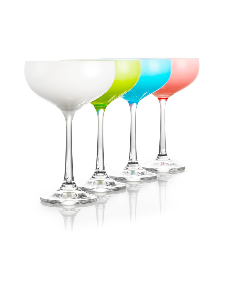 Table 12 4pc Mini Coupe Cocktail Set In Multi
