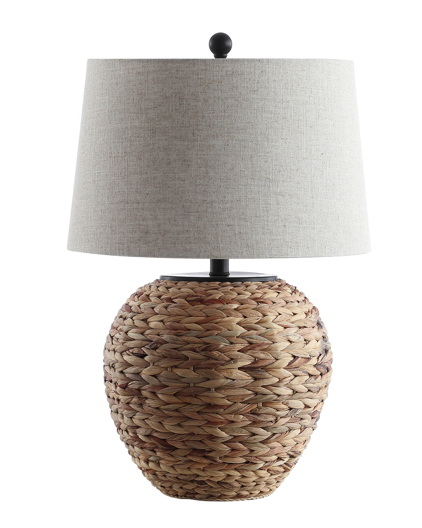 JONATHAN Y JONATHAN Y ALARO 24.5IN BANANA LEAF BASKET LED TABLE LAMP