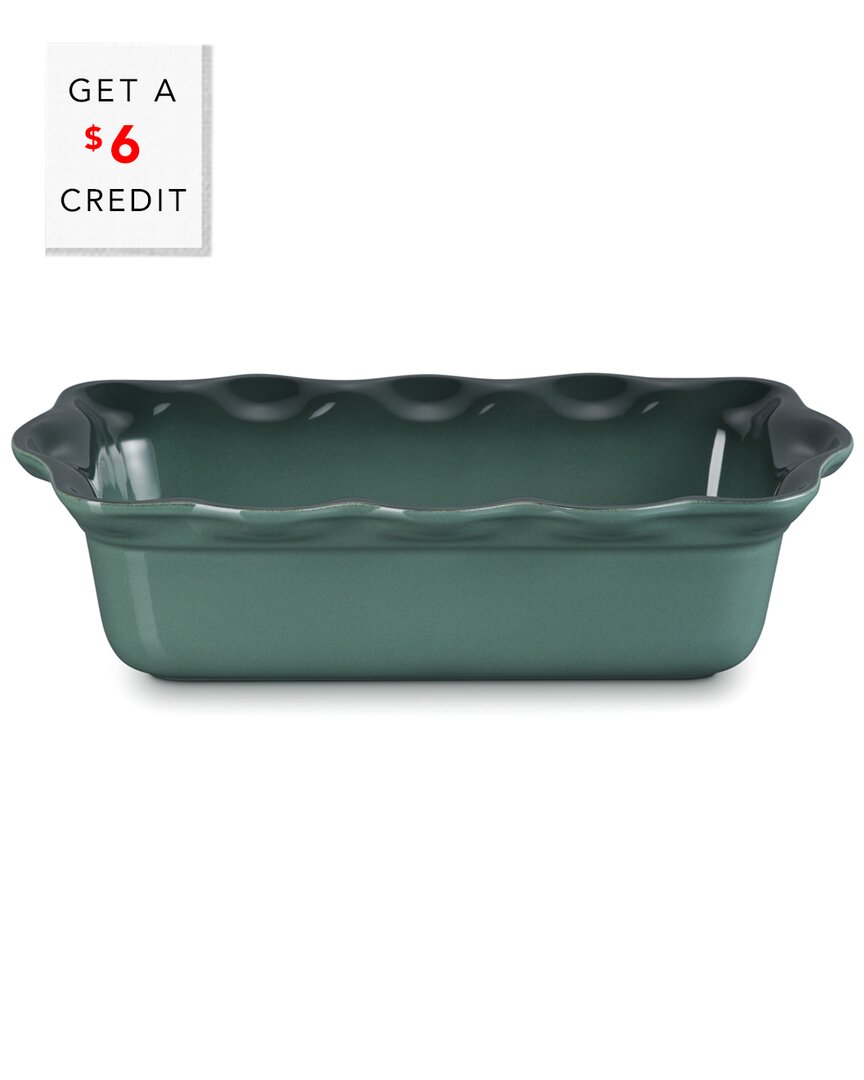 Le Creuset Heritage Stoneware 9-inch Fluted Loaf Pan