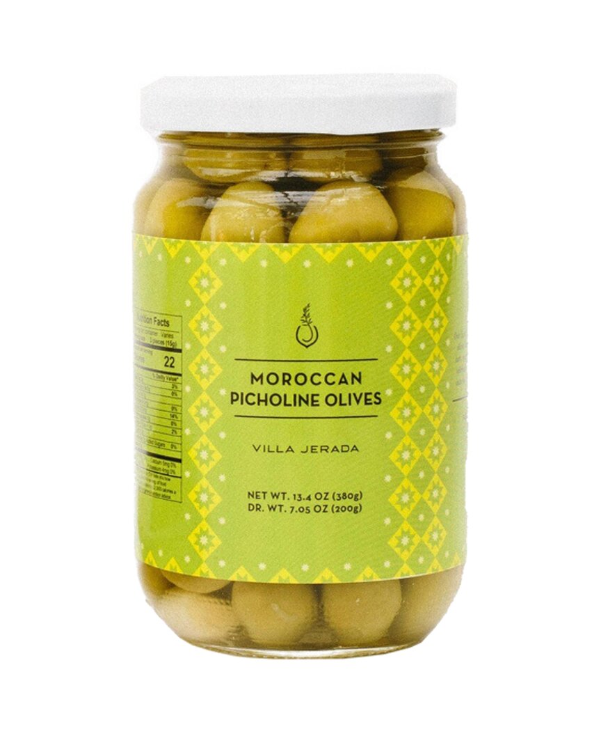 Villa Jerada Picholine Olives 13 Ounces Pack Of 6
