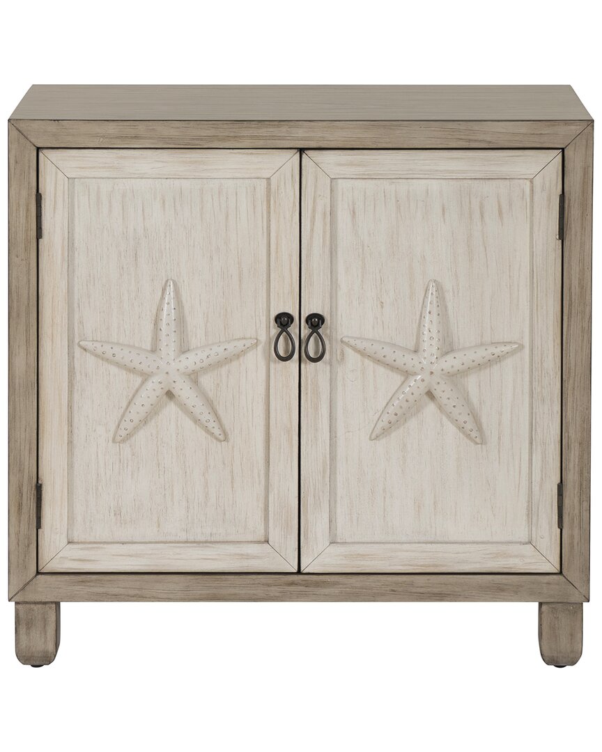 Linon Solomon Starfish 2-door Cabinet