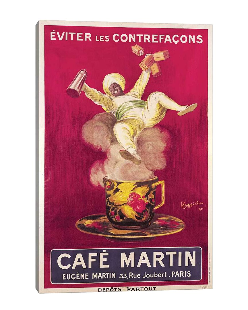 Icanvas Café Martin Coffee Advertisement, 1921 By Leonetto Cappiello Wall Art