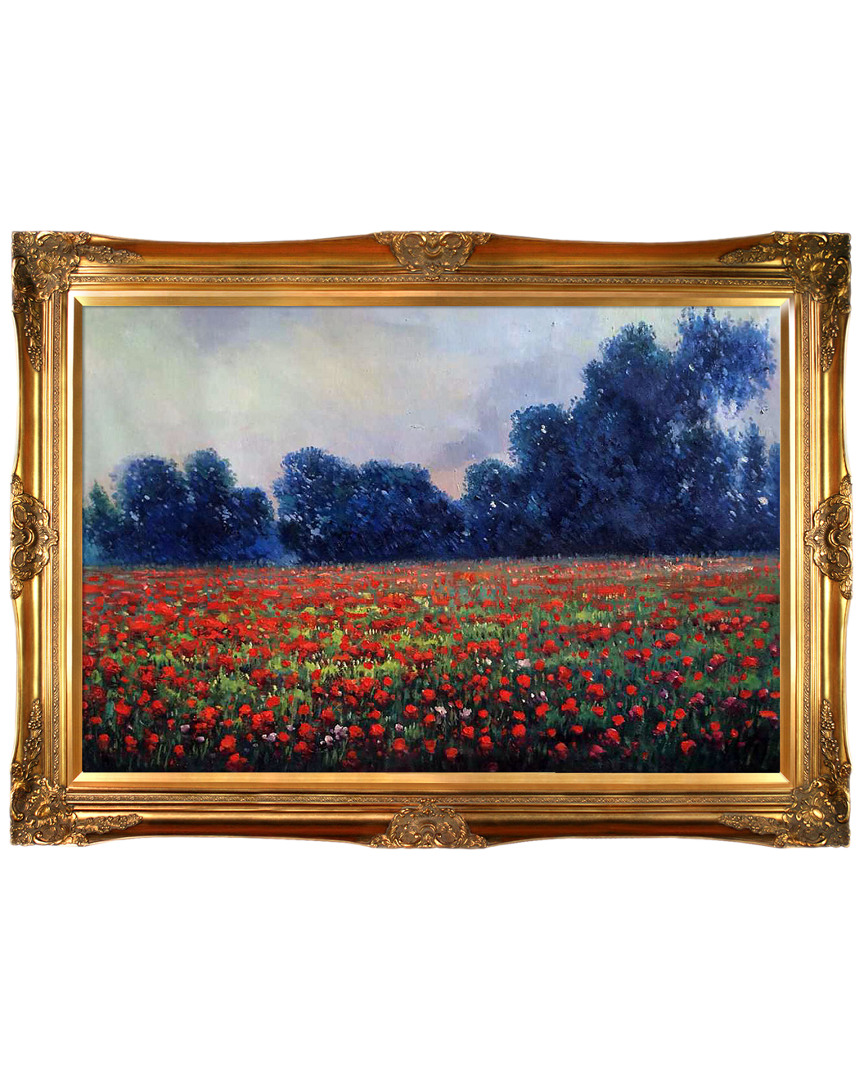 Overstock Art Poppies At Giverny By Claude Monet Oil Reproduction