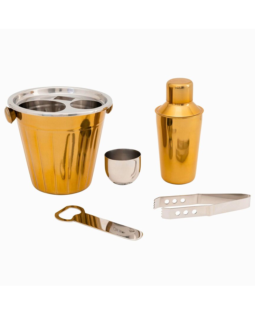 Godinger Apartment Bartender 5pc Bar Tool Set
