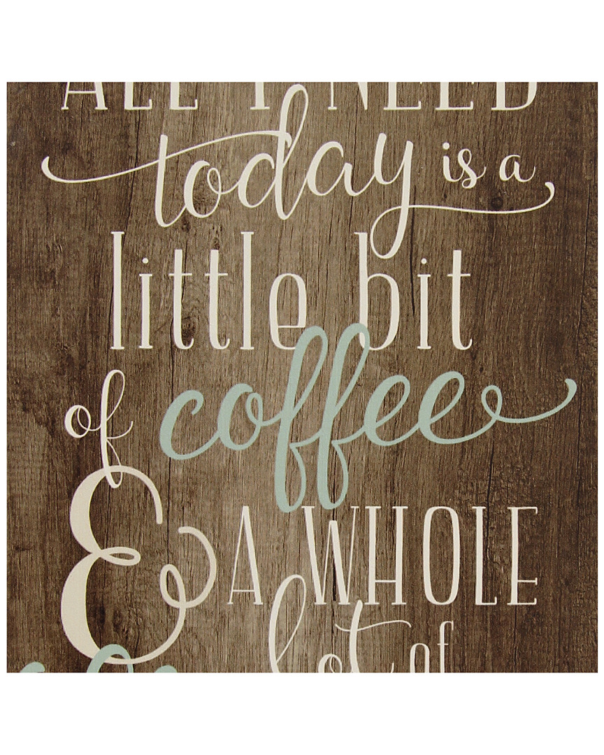 Stratton Home Decor Coffee & Blessings Wall Art