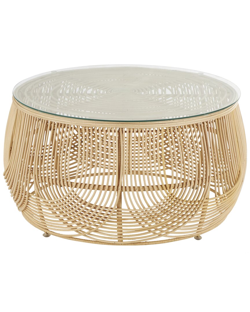 Peyton Lane Rattan Coffee Table